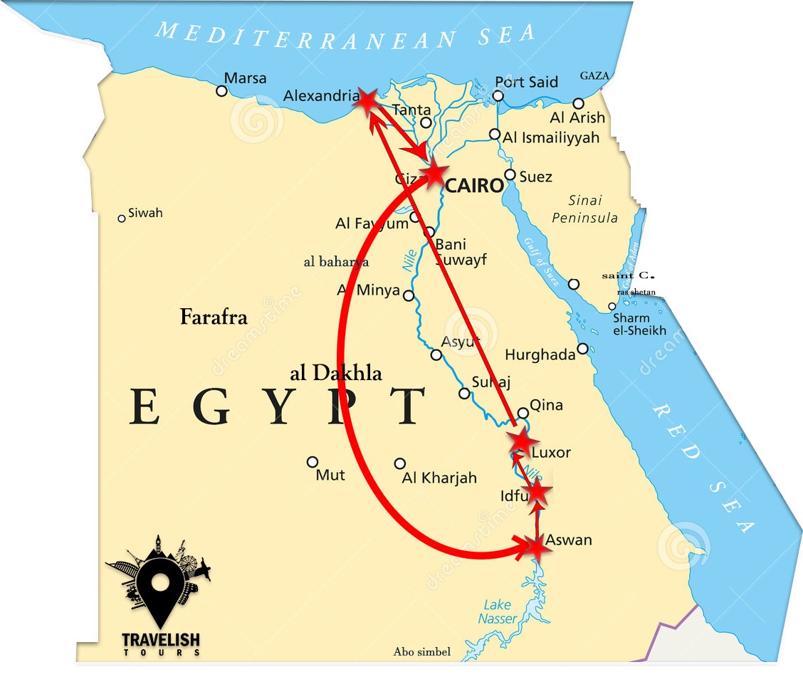 8-Day Budget Tour of Egypt: Cairo, Alexandria, Luxor & Aswan