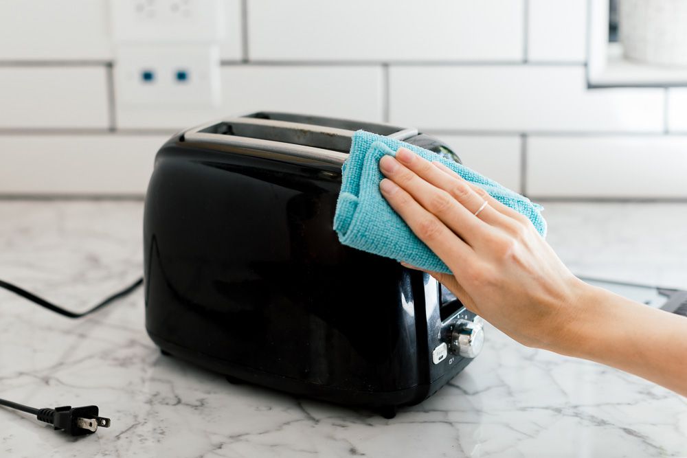 how to disinfect small kitchen appliances